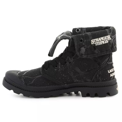 Palladium Stranger Things BAGGY HOPPER TUNNELS Women's 94625-008-M Black