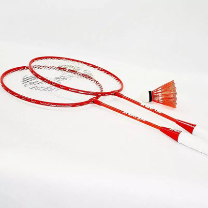 BADMINTON SET IN RED ORANGE ENERO 105 CASE