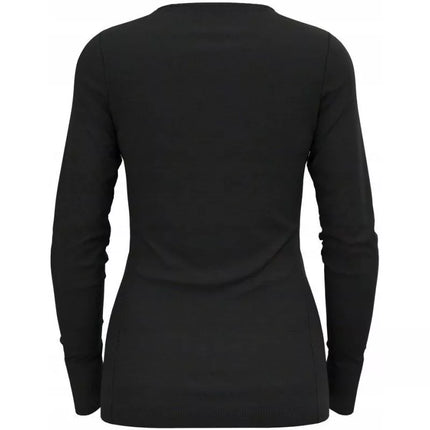 Odlo BL TOP crew neck l/s MERINO 200 women's T-shirt size M Black