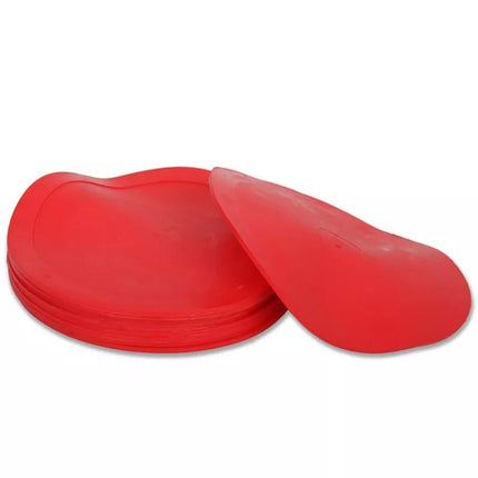 Treniruočių aikštelės ritulys 15cm raudonas - 10 vnt.