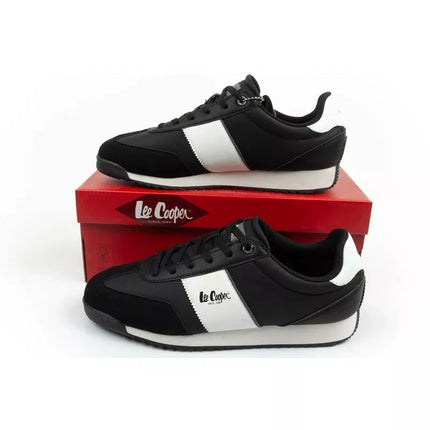 Lee Cooper sports shoes sneakers men's fashionable comfortable black