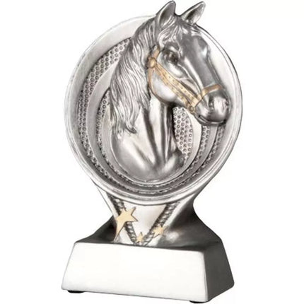 Cast horse figurine - head RS1501
