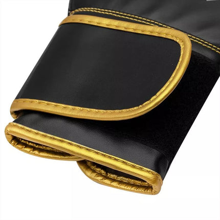 adidas HYBRID 80 ADIH80 bokso pirštinės, juodos/auksinės spalvos