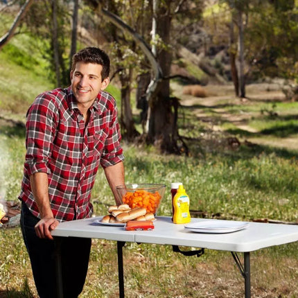 Sulankstomas stalas 122 cm su reguliuojamu aukščiu 4428