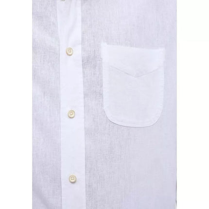 Mustang Clemens Lininė medvilninė marškininė M 1014356-2045