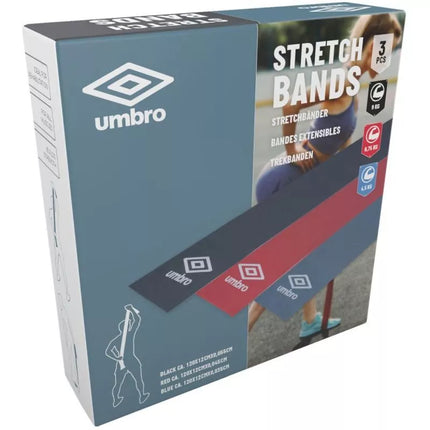 SET OF 3 STRETCH BANDS UMBRO