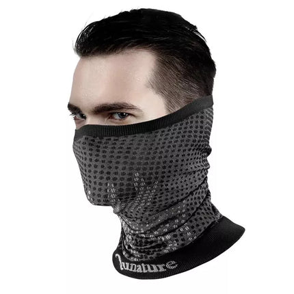 Qunature 11230014002 slidinėjimo šalikas, sportinė bandana, universalus dydis - juoda