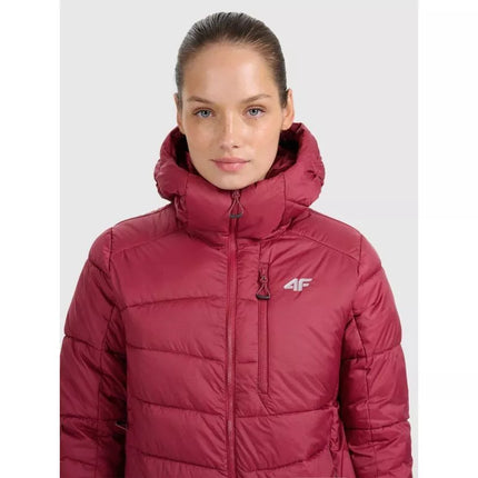 Moteriška pūkinė žygio striukė su „Primaloft Silver“ užpildu 4F 4FRAW25TDJAF0792-60S
