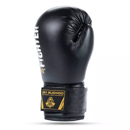6oz Boxing Gloves for Kids - 4Fighter Black