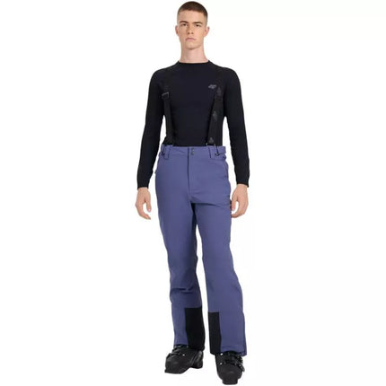 Men's ski pants 4F FNK M0924 denim 4FWAW25TFTRM0924 32S
