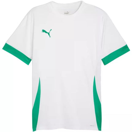 Puma teamGoal Varžybų marškinėliai vyriški balta-žalia 705747 15