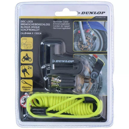 DUNLOP JUODAS UŽRAKTAS STABDŽIŲ DISKUI SU KABELIU