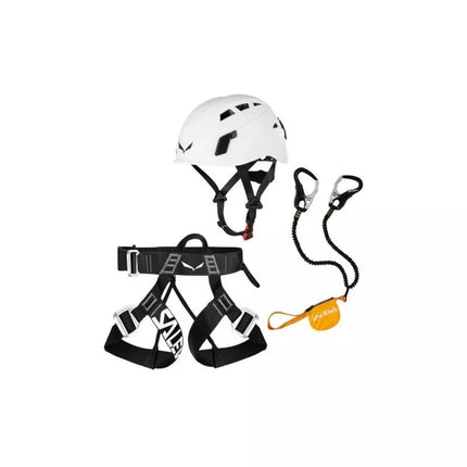 Via ferrata komplektas core/evo/toxo 3.0 - juoda-geltona SALEWA