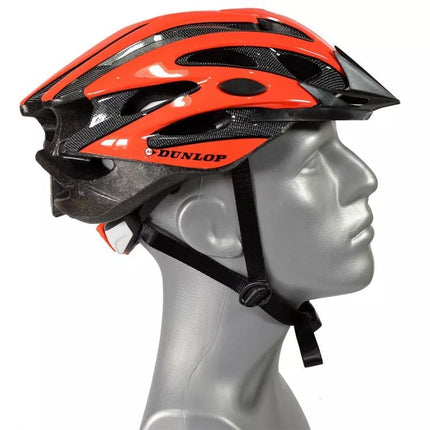 DUNLOP MTB RED ADJUSTABLE CYCLING HELMET R. L (58-61CM)