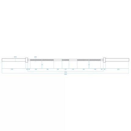 HMS BLACK GO700 Olimpinė štanga