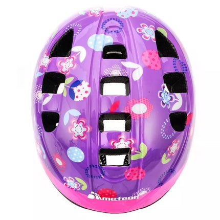 Meteor MA-2 flower Junior bicycle helmet 23956
