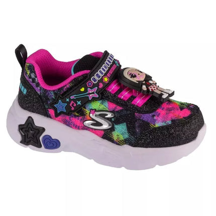 Skechers Snuggle Sneaks - Skech Squad 302214N-BKMT Juoda 23