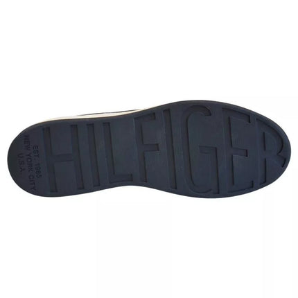 Tommy Hilfiger Retro Court Mix Cupsole Vyriški batai Balti - FM0FM04006 YBR