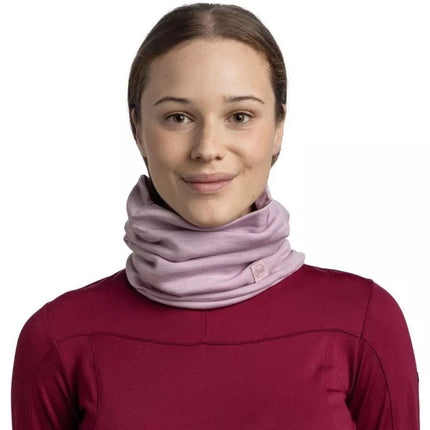 BUFF Merino storos kaklo mova vienspalvis alyvinis smėlis bandana