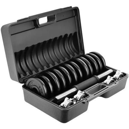 CAST IRON DUMBBELL 15 KG (2x7.5 KG) ENERO FIT CASE