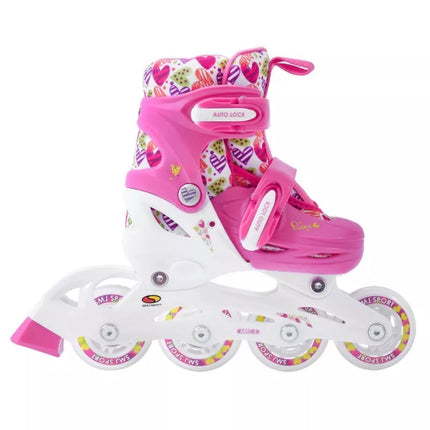 Roller skates-rollers-skates adjustable Smj sport Combo Hearts 3in1 Led Jr HS-TNK-000011510