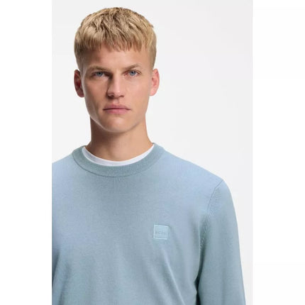 Boss Knitwear Kanovano_S Men's Sweatshirt Light/Pastel Blue (50527583-451)
