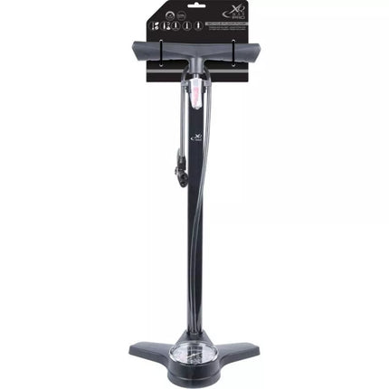 DIRBTUVĖS/DVIRAČIO POMPA 180 PSI (12 BAR) SU MANOMETRU XQMAX PRO