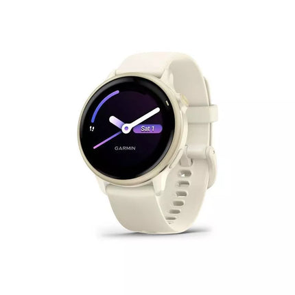 Garmin Vivoactive 6 42mm Kaulinis/Mėnulio auksas laikrodis