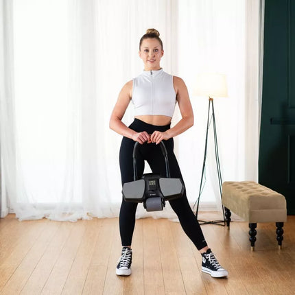 KA10 BLACK ABS WHEEL AUTOMATIC WHEEL FOR EXERCISING THE ABDOMINAL MUSCLES WITH SUPPORT