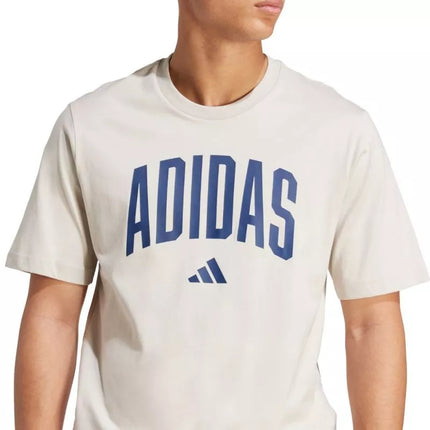 Vyriški adidas Collegiate Lineage marškinėliai, smėlio spalvos JM6415