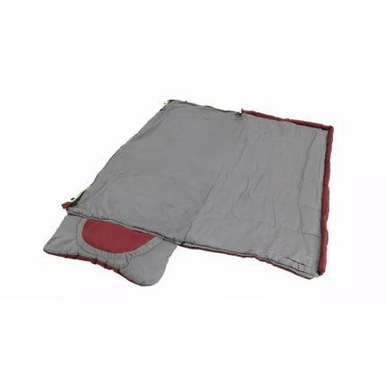 Outwell Contour Junior miegmaišis (140 cm) - raudonas/pilkas