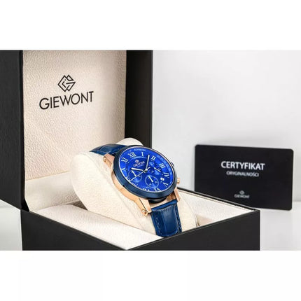 Giewont Chronografas Safyro Vario Mėlynas Vyriškas Laikrodis GW6260-A5