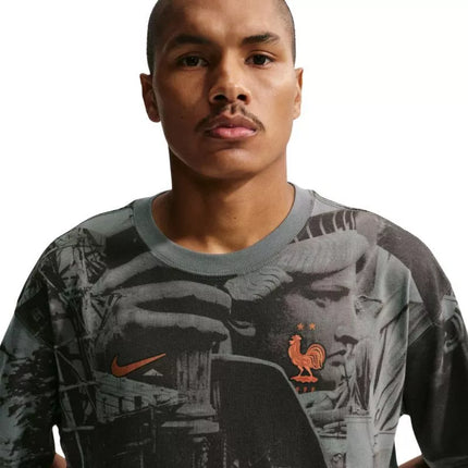 Vyriški marškinėliai Nike FFF Iron, pilki, IQ2261 068