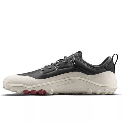 Vyriški batai Vivobarefoot TRACKER LEATHER AT LOW OBSIDIAN/WHITE (309534-04)