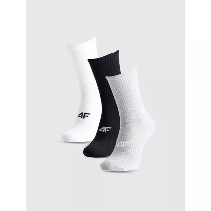 Women's Casual Ankle Socks (SET OF 3) 4F 4FWMM00USOCF474-90S