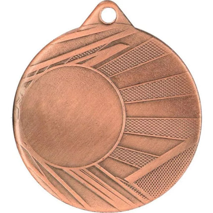 MEDAL WITH SPACE FOR A STICKER, BRONZE, DIAMETER 50mm