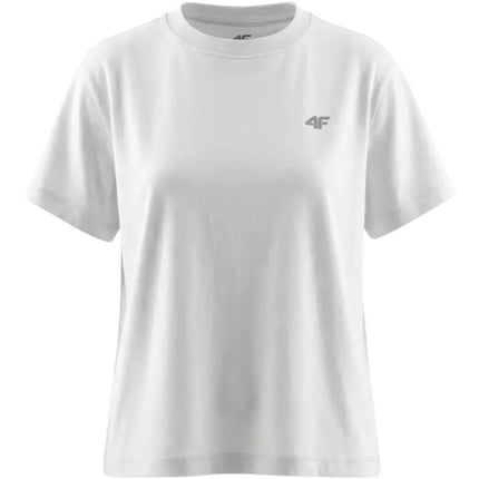 Women's T-shirt 4F F3310 white 4FWMM00TTSHF3310 10S