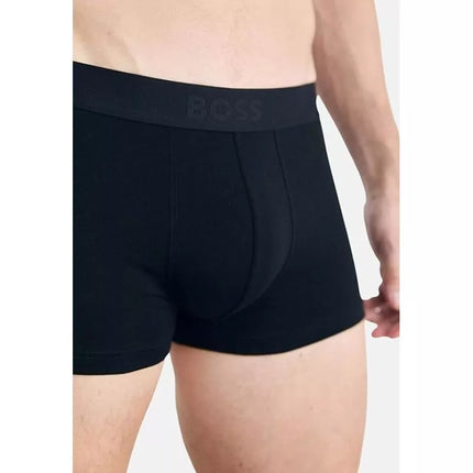 Boss 3 vnt. Vyriškos bokserių kelnaitės Medvilninės Slim Fit Apatiniai Drabužiai (50544263-002)