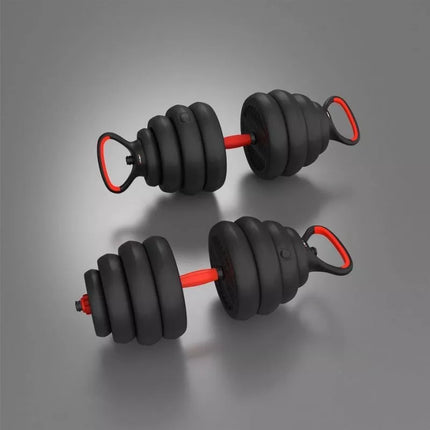 HMS SGN140 6-in-1 weight set (barbell, dumbbells and kettlebell) 40kg