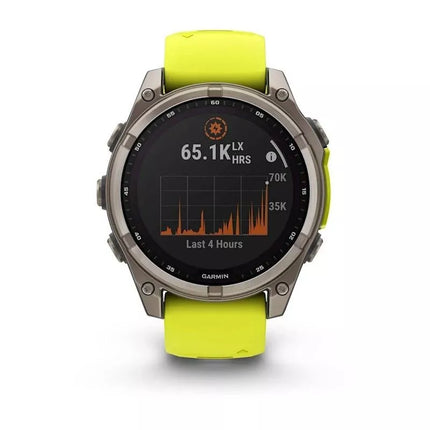 Garmin Fenix 8 Solar Sapphire Yellow Watch