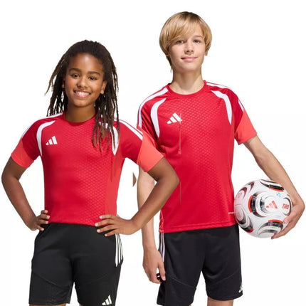 adidas Tiro 26 Varžyboms ir treniruotėms vaikiškas T-shirt raudonas KA7601