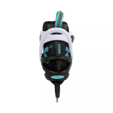 Roces ICY 5 moteriškos pačiūžos juodos, baltos ir mėlynos 450737 001