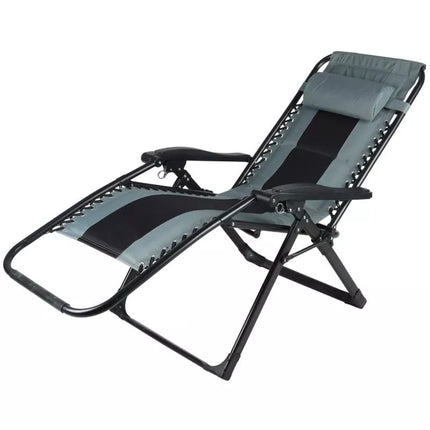 DAUGIAFUNKCINIS SULANKSTOMAS SODOS GULTAS 162X52/65X110CM JUODAS IR PILKAS