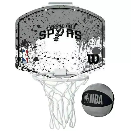 Wilson NBA komandos San Antonio Spurs mini krepšinio lankas su lenta WTBA1302SAN