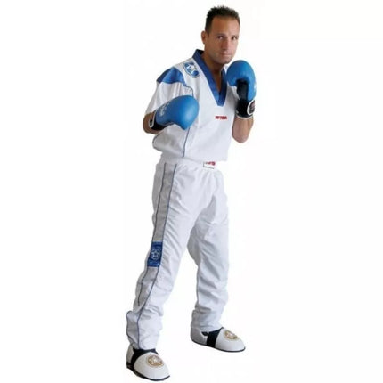 TOP TEN STAR COLLECTION kickbokso apranga balta ir mėlyna