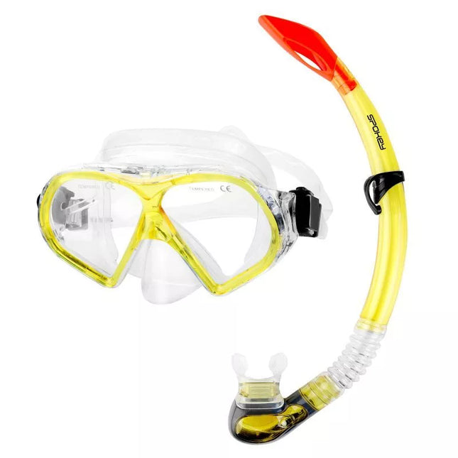 Nardymo rinkinys: Spokey FLONA kaukė + nardymo vamzdelis