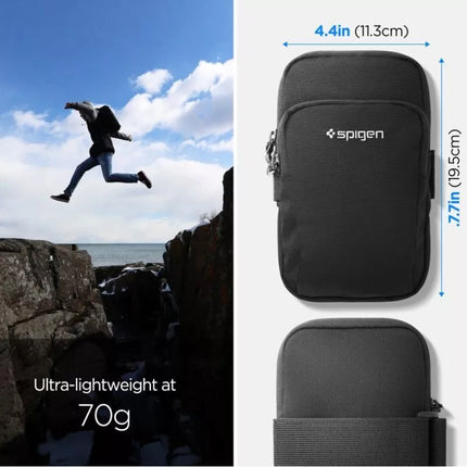 Spigen Dynamic Shield A702 Sportinė apyrankė - Juoda