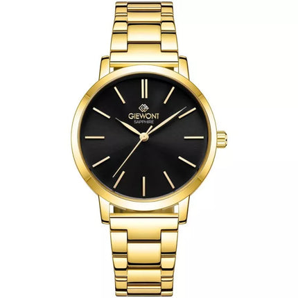 Giewont Sapphire Gold Black Women's Watch GW2360-B3