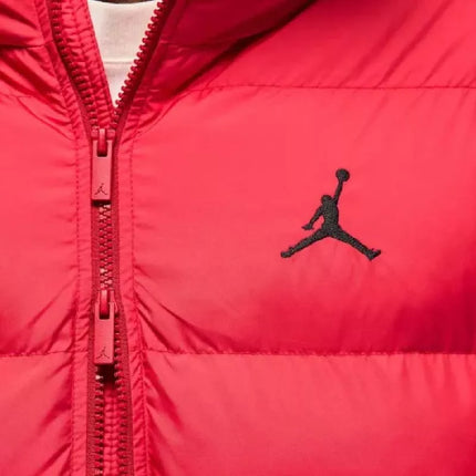 Air Jordan Brooklyn Therma-FIT Pūkinė žieminė striukė, Gym Red - HV0532-687