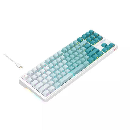 Havit KB901L Žaidimų klaviatūra (Balta ir žalia)